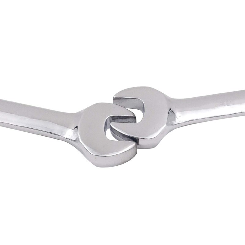 KINJOEK 4 PCS 10mm 12PT Ratchet Wrench, Metric Ratcheting Wrench Set with 5Â° Movement and 72 Teeth for Projects with Tight Space - Image 5